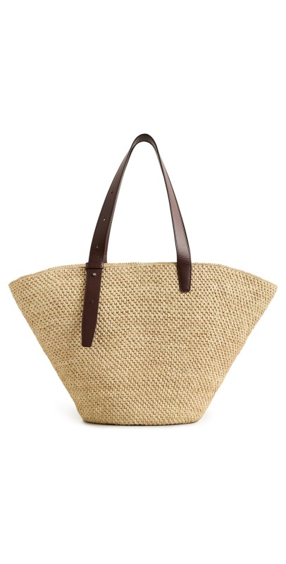LIÉ STUDIO The Bianca Raffia Large Bag Natural