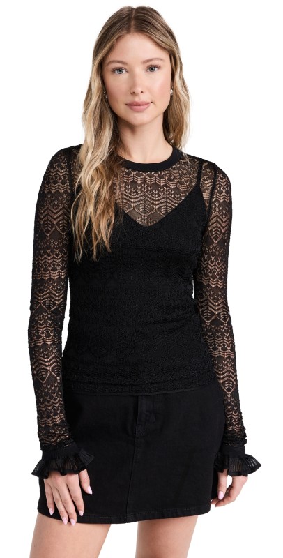 PAIGE Ciera Top Black