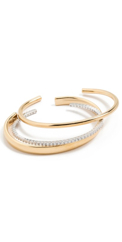 SHASHI Reagan Bracelet Set Gold
