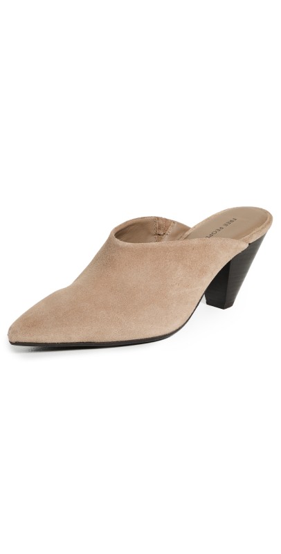 Free People Stellar Mules Faded Saddle Suede