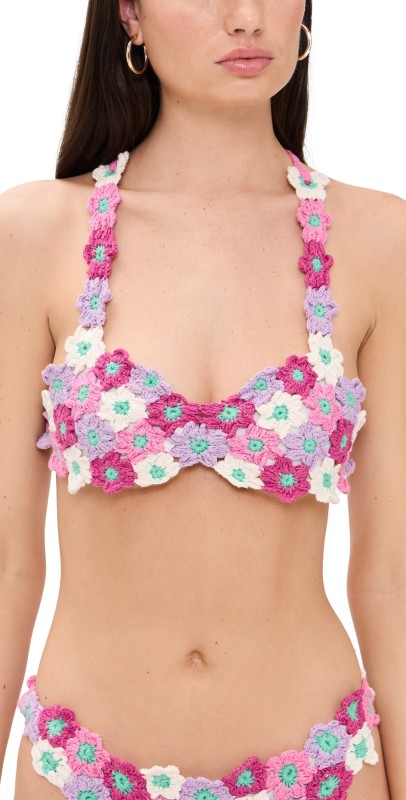 Beach Riot Shannon Top Love Flower