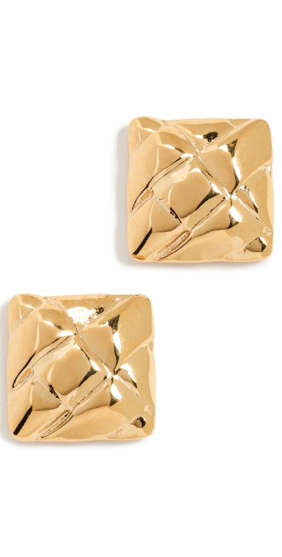 Heaven Mayhem Woven Earrings Gold