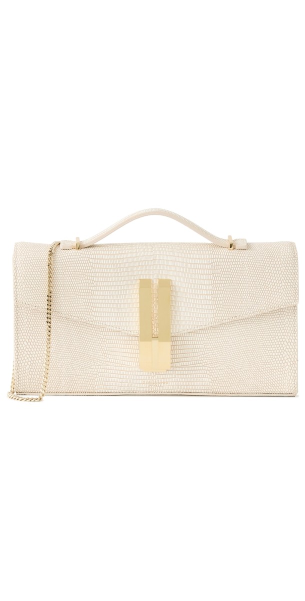 DeMellier Vancouver Clutch Ecru
