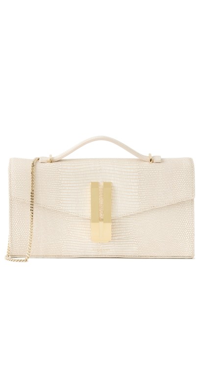 DeMellier Vancouver Clutch Ecru