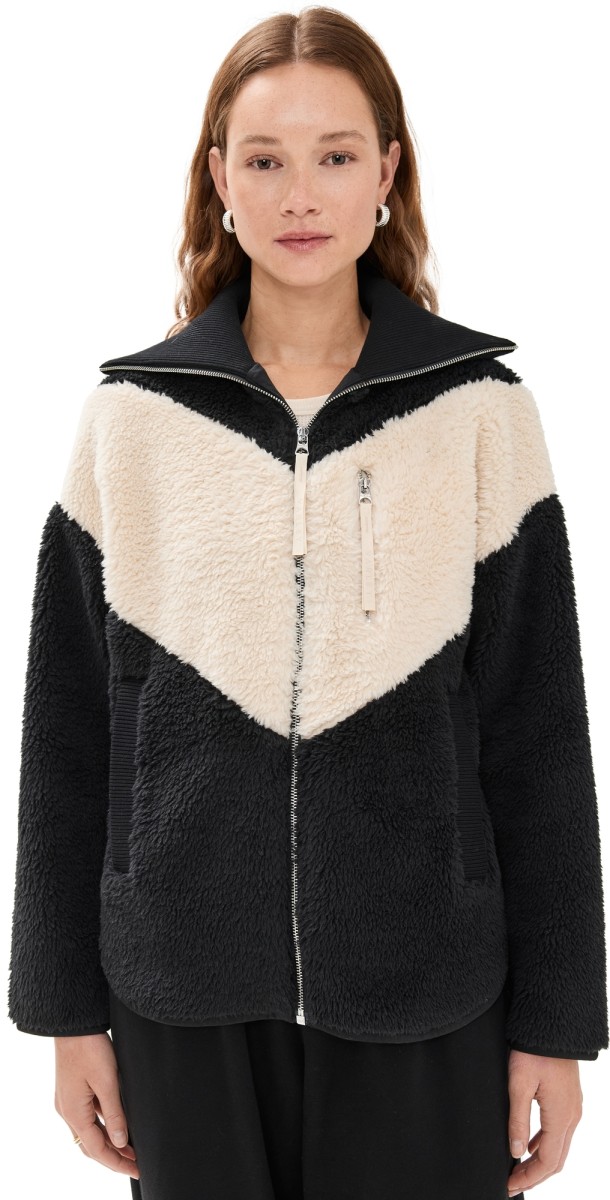 Varley Corson Sherpa Jacket Black