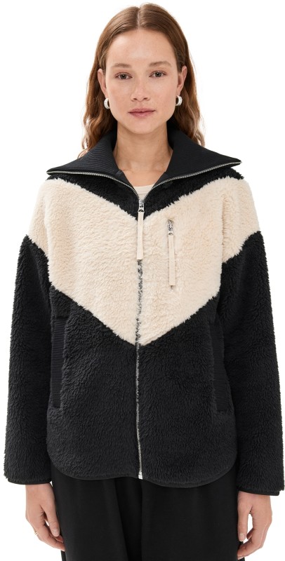 Varley Corson Sherpa Jacket Black