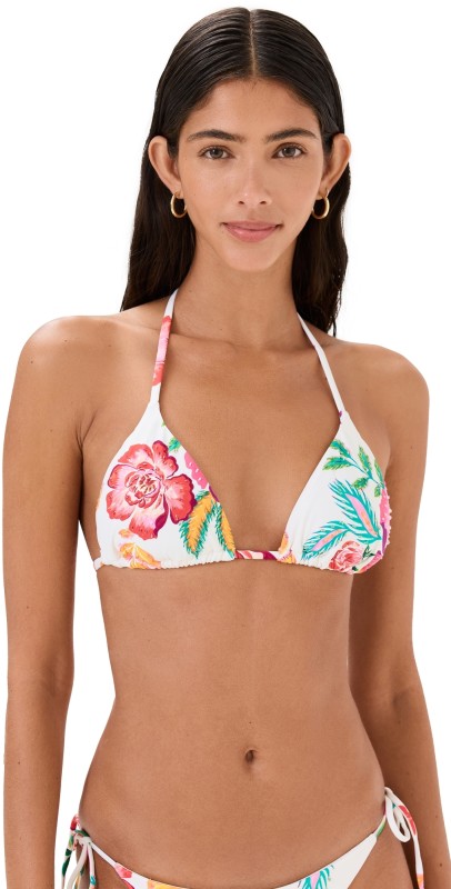 PQ Swim Embroidered Tri Top Mita