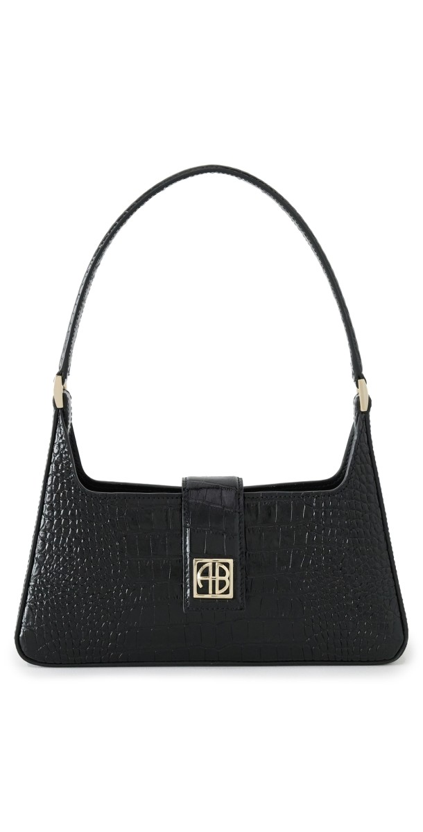 ANINE BING Lou Shoulder Bag Black