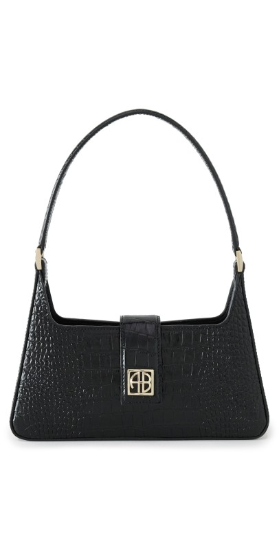 ANINE BING Lou Shoulder Bag Black