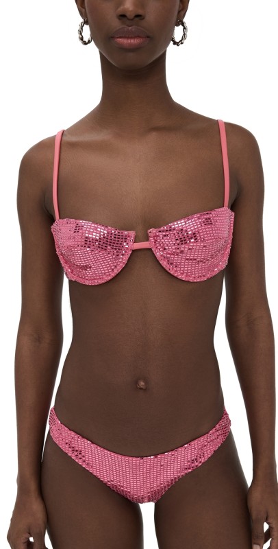Peixoto Lara Bikini Top Legally Coral