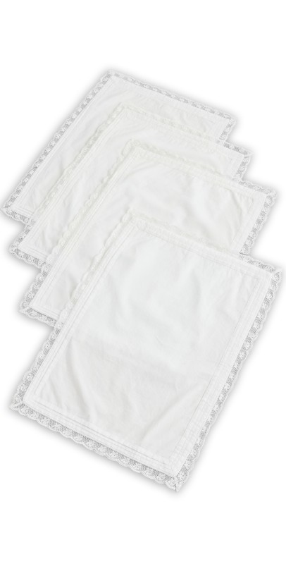LoveShackFancy Victorian Placemat Whit