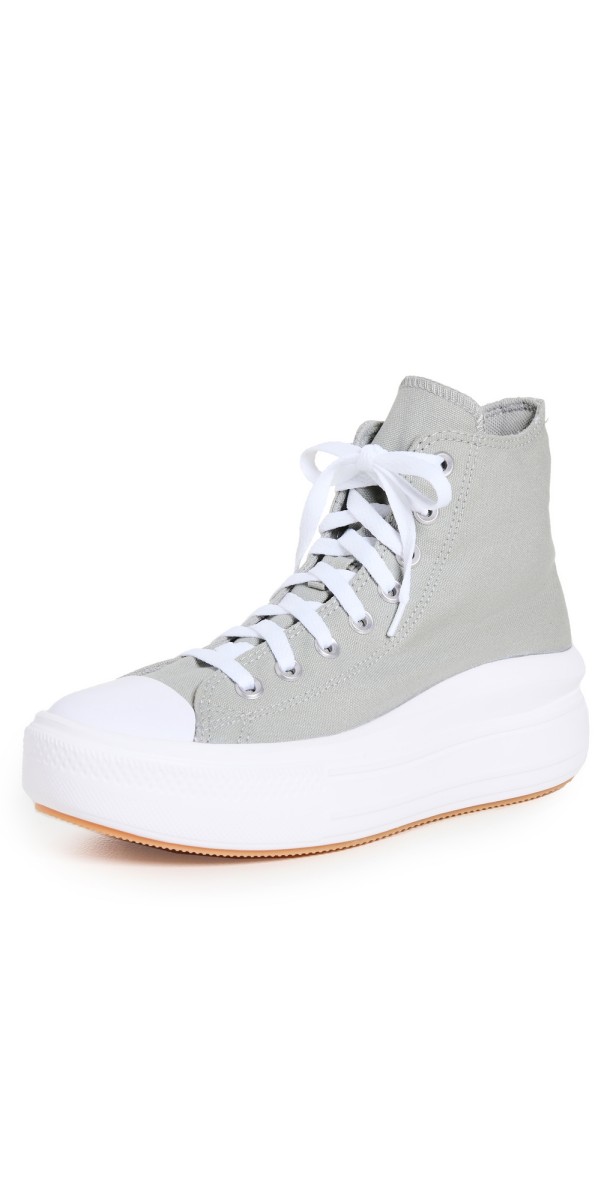 Converse Chuck Taylor All Star Move Platform Hi Sneakers Slate Sage/White/White