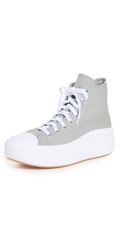 Converse Chuck Taylor All Star Move Platform Hi Sneakers Slate Sage/White/White