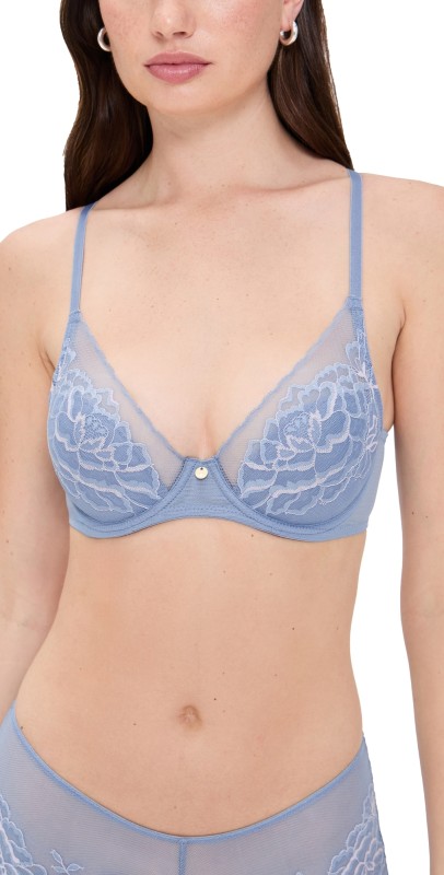 Natori Natori Flora Contour Underwire Bra Flora Blue/Mulbr