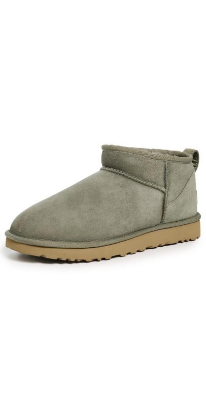 UGG Classic Ultra Mini Boots Moss Green/Amphora