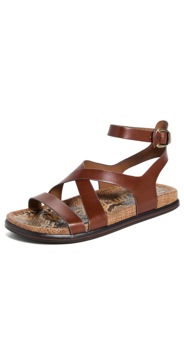 Sam Edelman Delia Sandals Burnt Brandy