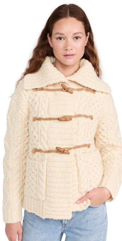 Polo Ralph Lauren Long Sleeve Cardigan Natural