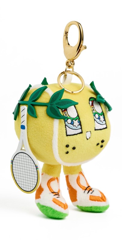 Casablanca Tennis Mascot Plush Charm Yellow
