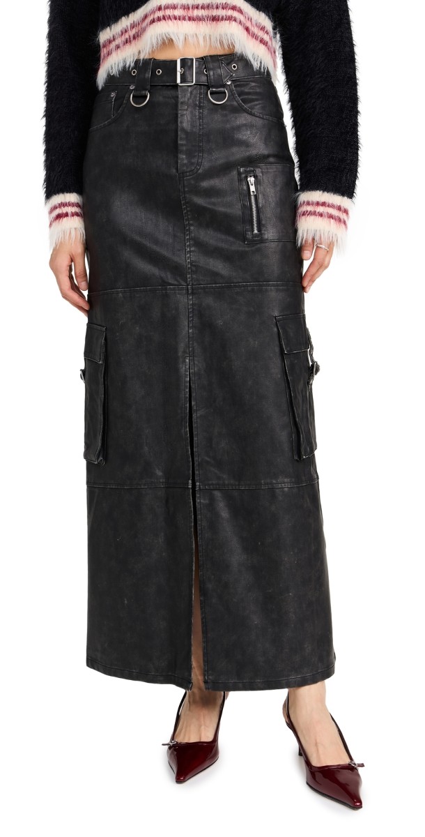 Ragged Priest Mischief Maxi Skirt Black