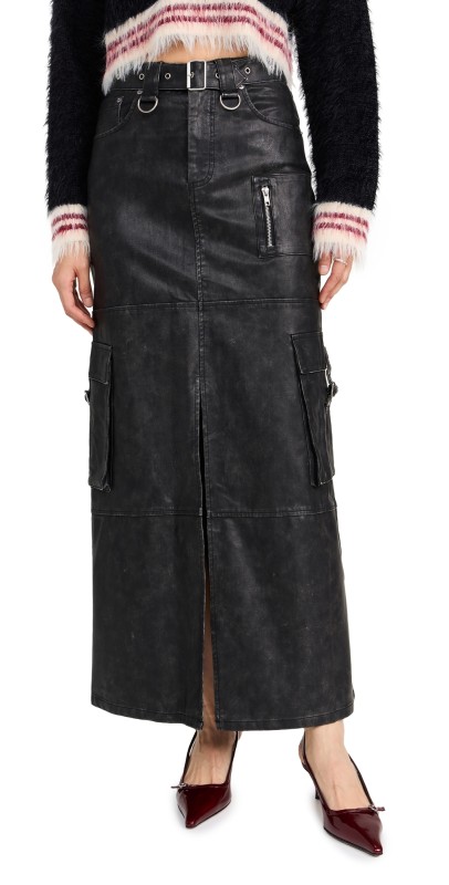 Ragged Priest Mischief Maxi Skirt Black