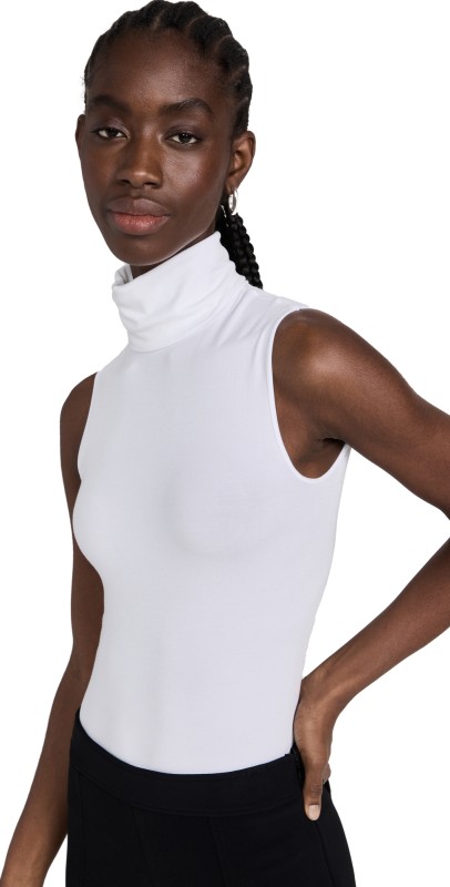 Wolford Viscose String Thong Bodysuit White
