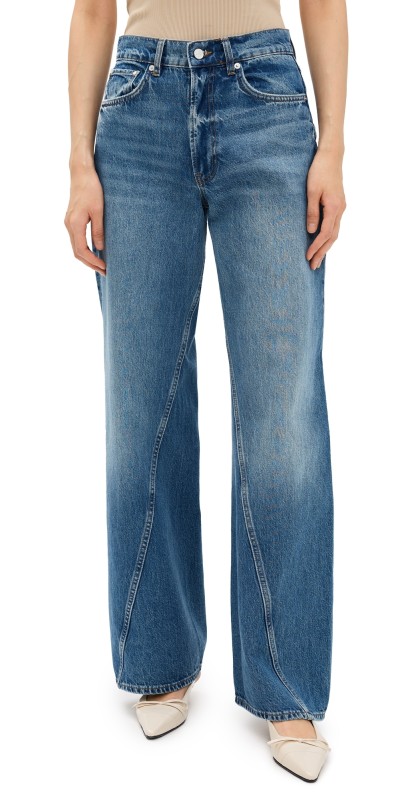 ANINE BING Brie Jeans Blue