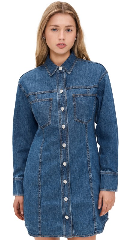 Alex Mill Marissa Shirtdress In Daikanyama Wash Daikanyama Wash