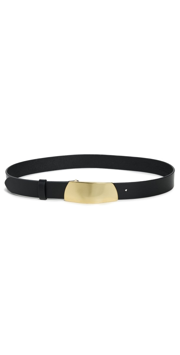 Madewell Bar Hardware Belt True Black