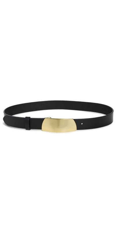 Madewell Bar Hardware Belt True Black