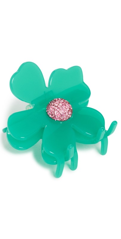Lele Sadoughi Lily Claw Clip Turquoise Sea
