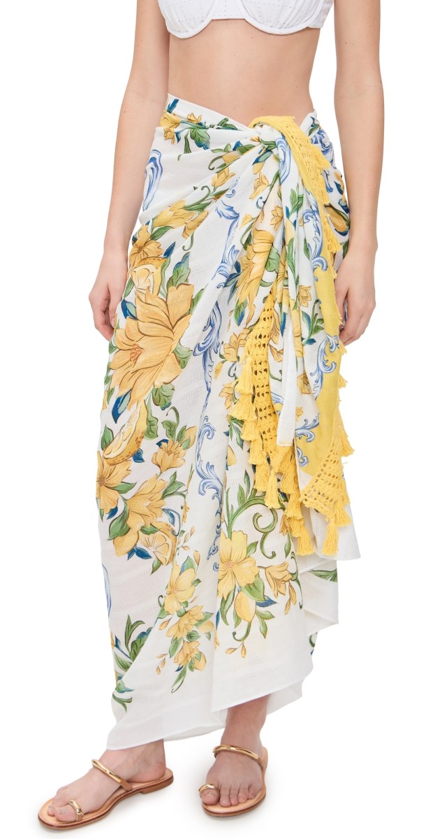 FARM Rio Sicily Sarong Sicily Off-Whit