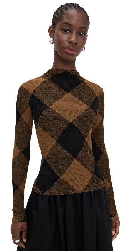 A. L.C. Hugh Top Saddle/Black