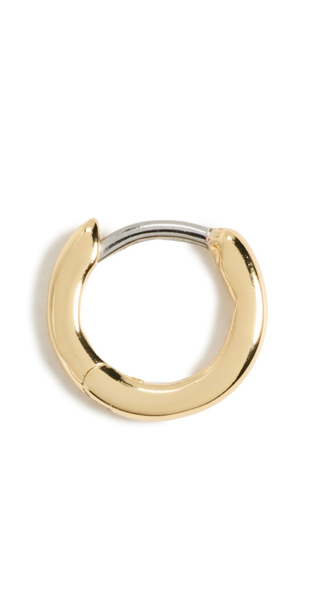 Gorjana Lou Charm Huggie Gold