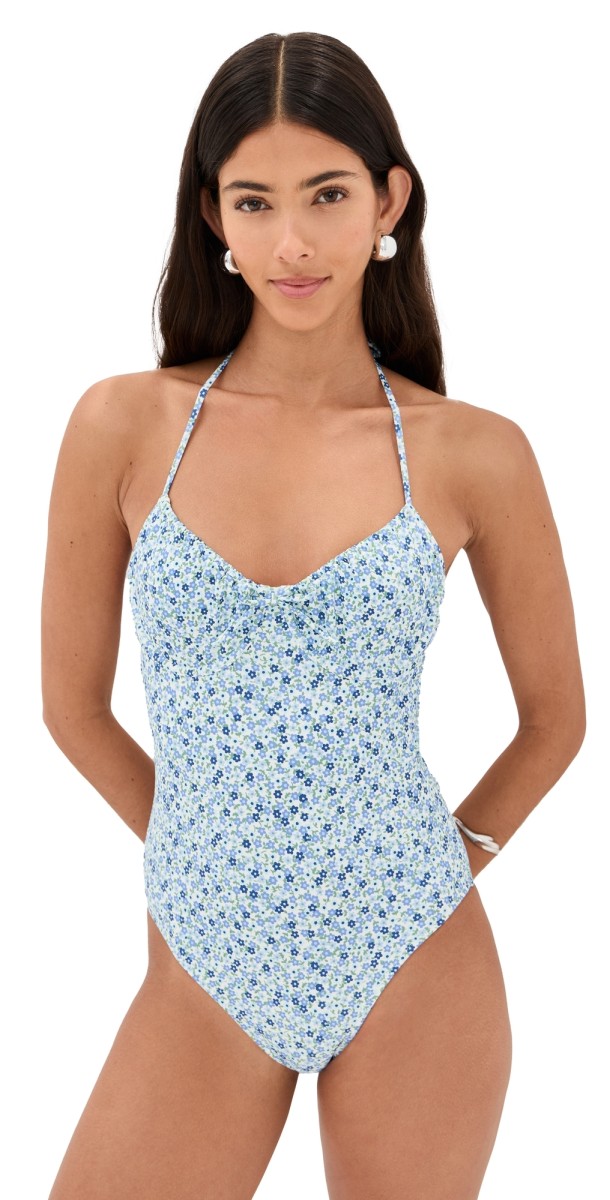 Solid & Striped Solid & Striped x Summer I Turned Pretty The Malka One Piece Baby Ditsy Floral