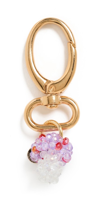 Susan Alexandra Mushy Bag Charm Keychain Purpl