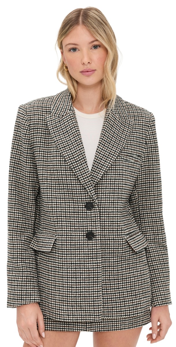 Joe's Jeans The Boyfriend Blazer Black/Chocolate