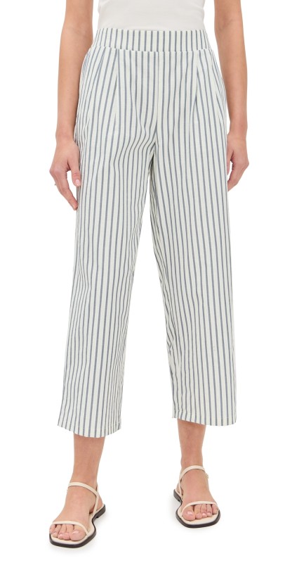 LNA Finley Pull On Pants Grey Stripe