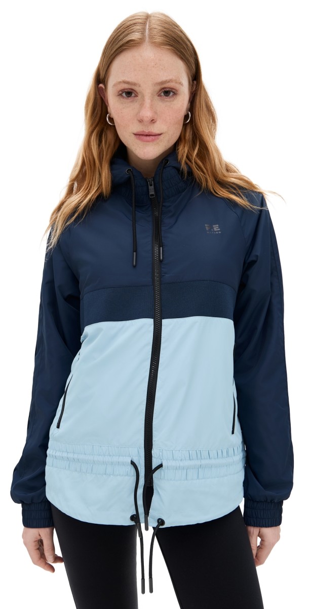 P. E NATION Man Down Jacket Ice Blue/Dark Navy