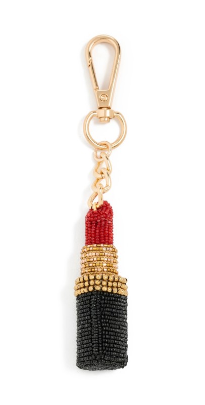 Deepa Gurnani Deepa by Deepa Gurnani Lipstick Bag Charm Red
