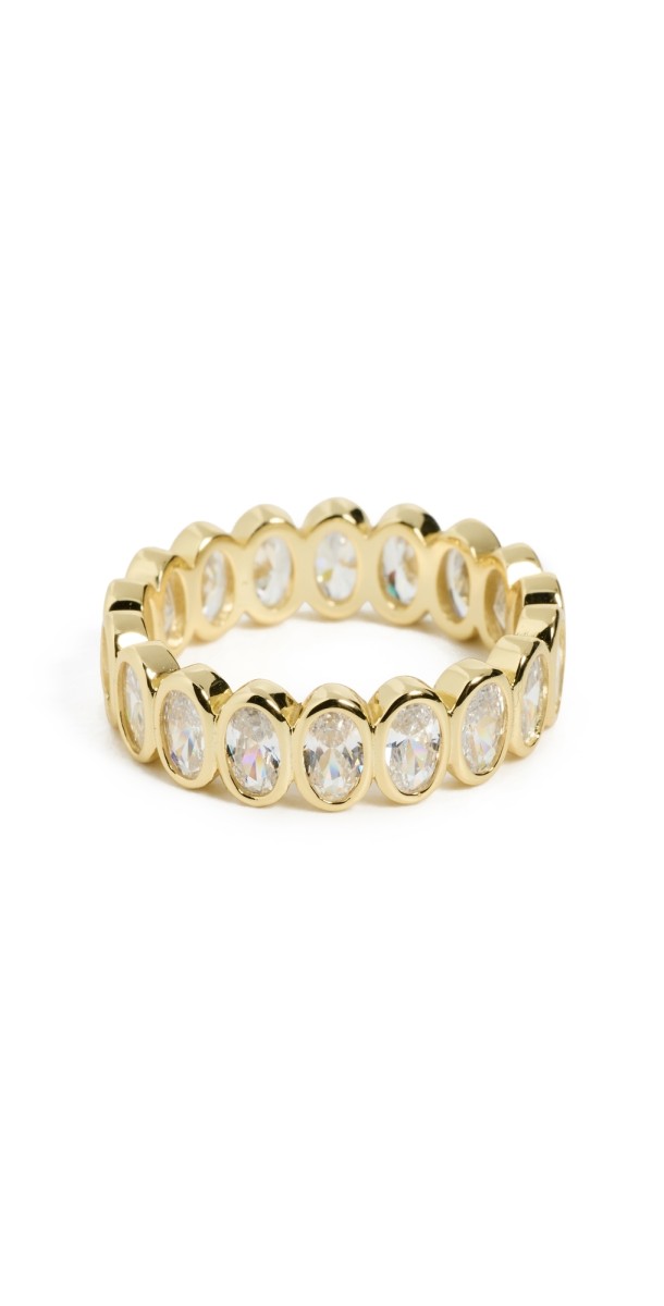 SHASHI Eternity Travel Ring Gold