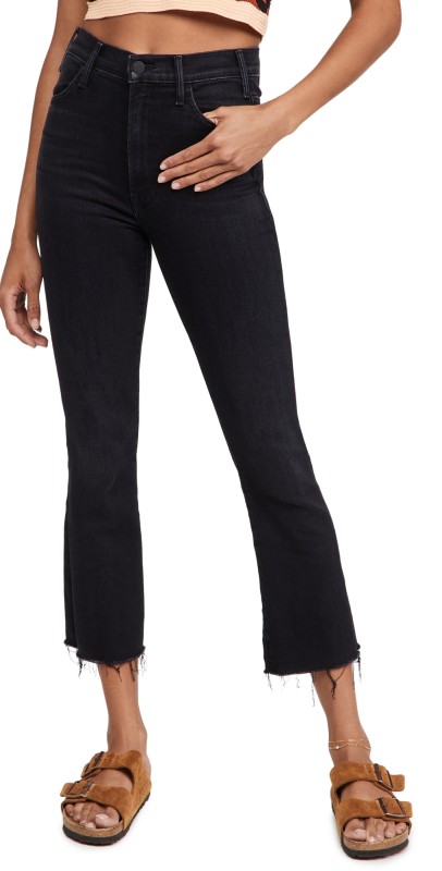 MOTHER The Hustler Ankle Fray Jeans Encounters At Night