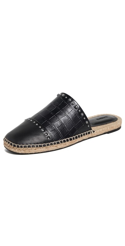 L'AGENCE Helenor Espadrilles Black