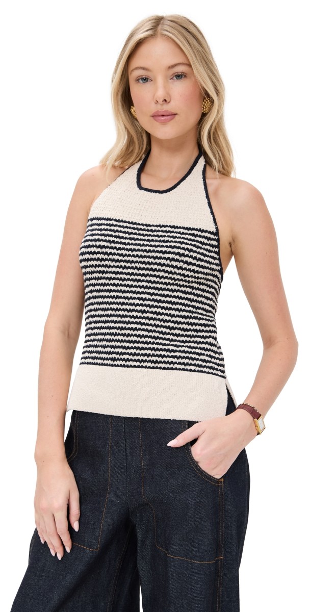 Tanya Taylor Miller Top Maritime Blue Multi