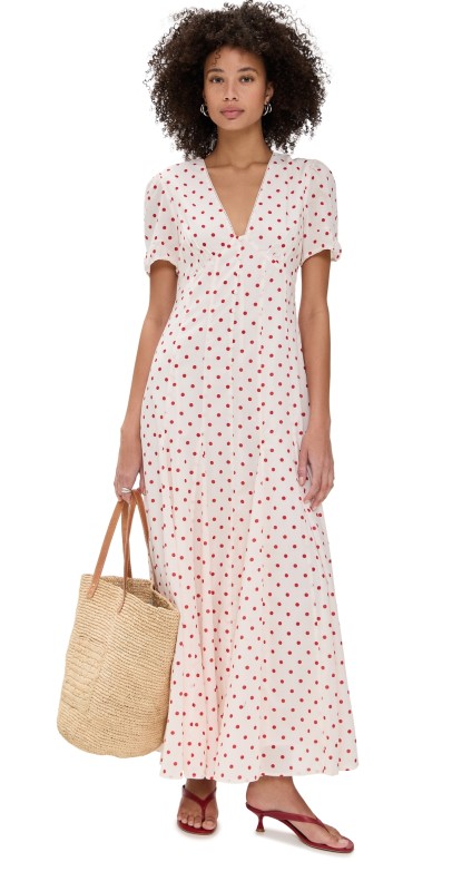 POSSE Paloma Dress Petite Polka Dot