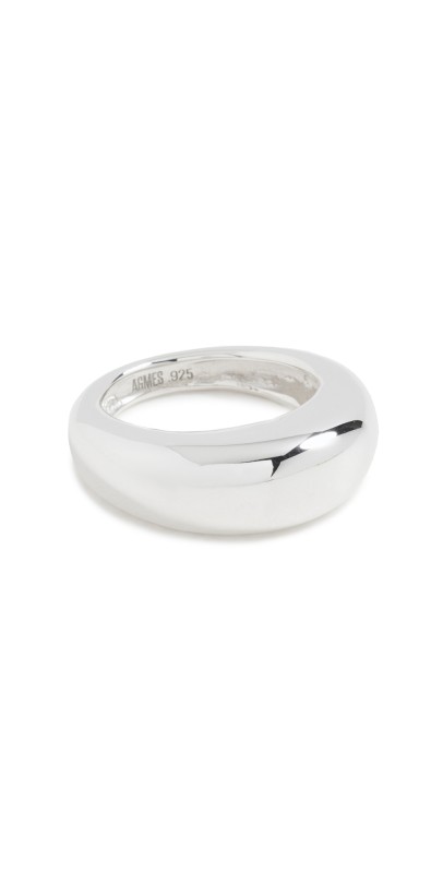 AGMES Domed Ring Sterling Silver