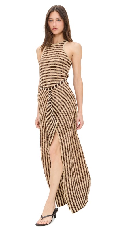 Nanushka Aliki Dress Multicolor Stripe