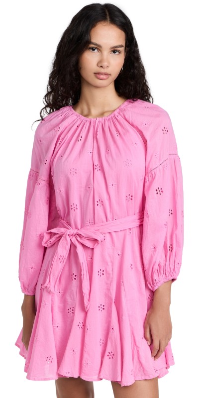 Velvet Gracie Dress Pink