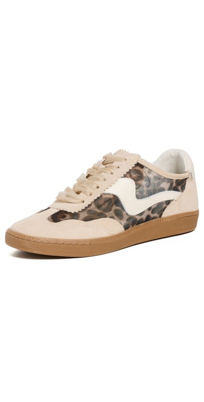 Dolce Vita Notice Mesh Sneakers Lt Leopard Mesh