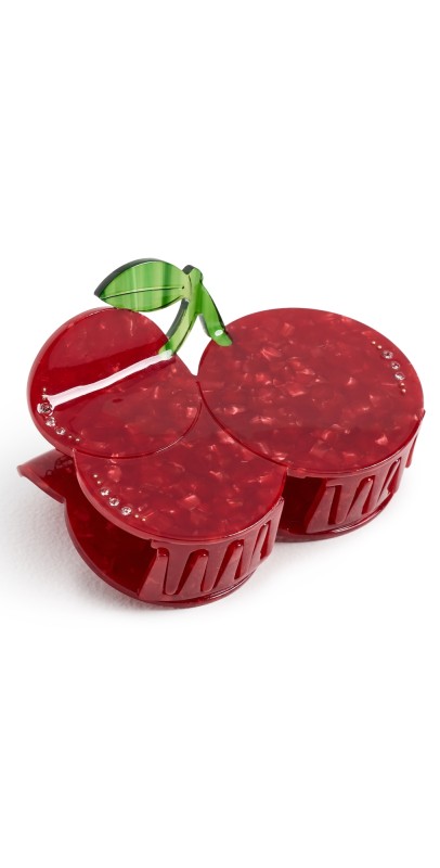 By Adina Eden Tart Cherry Hair Claw Clip Red