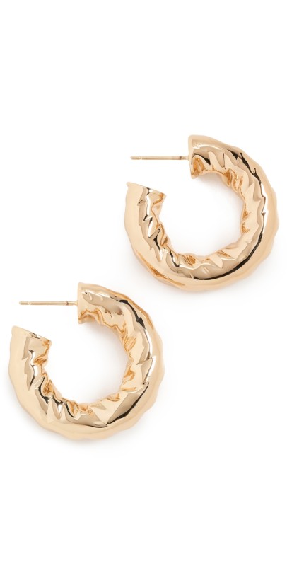 Jennifer Fisher Maeve Huggies Yellow Gold